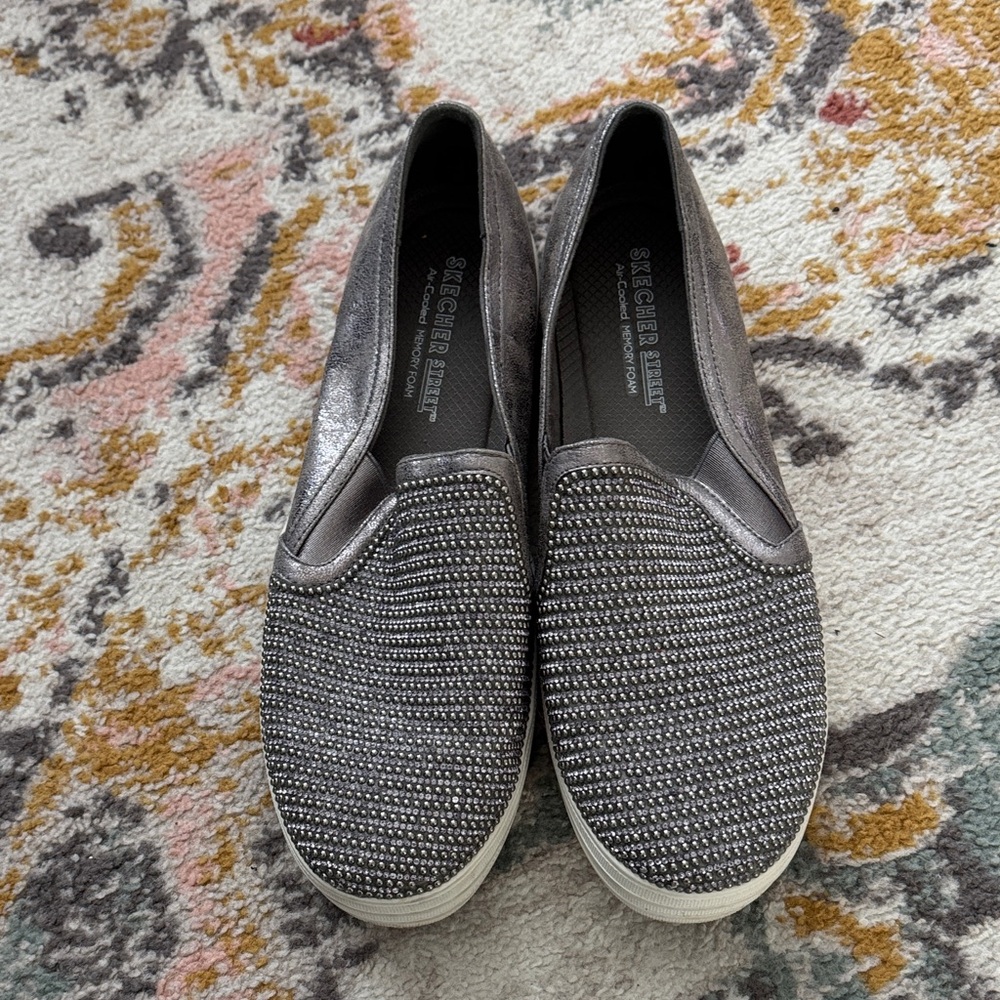 Skechers Gray Platform Shoes